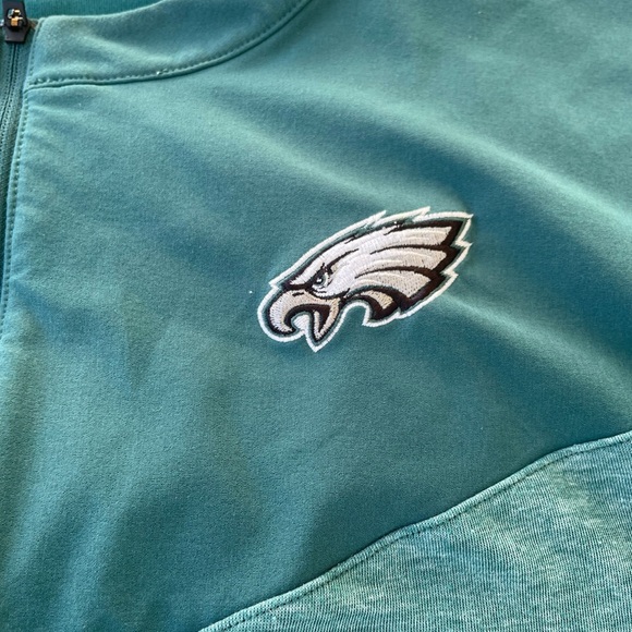 🦅NFL Philadelphia Eagles Men’s 1/4 Zip Pullover - XL - Picture 3 of 14